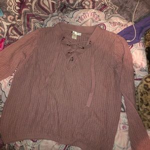 Cute knitted sweater